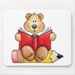 Mousepad Leitura do urso de ursinho