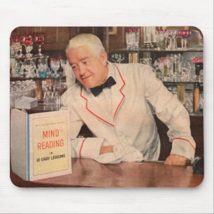 Mousepad leitura mental no bar