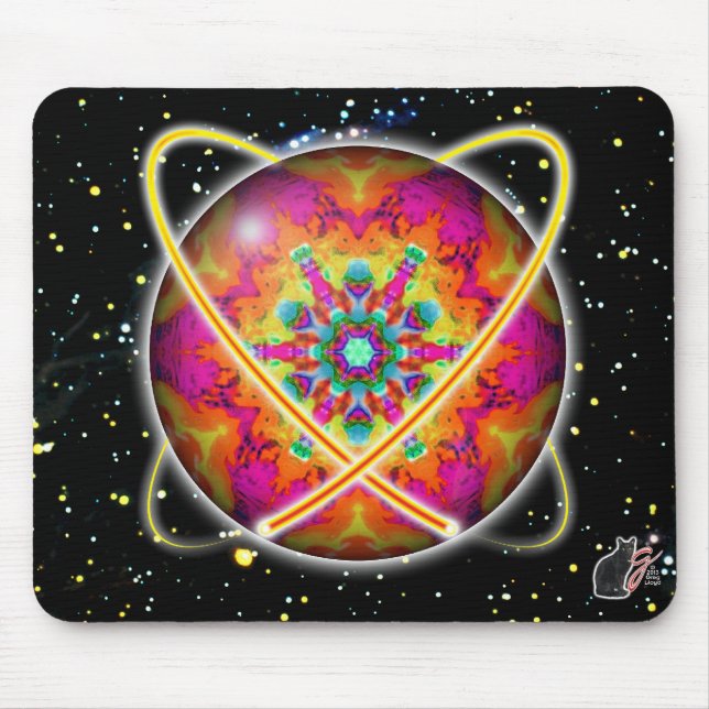 Mousepad Lektron Orbz Kaleid Mouse (Frente)