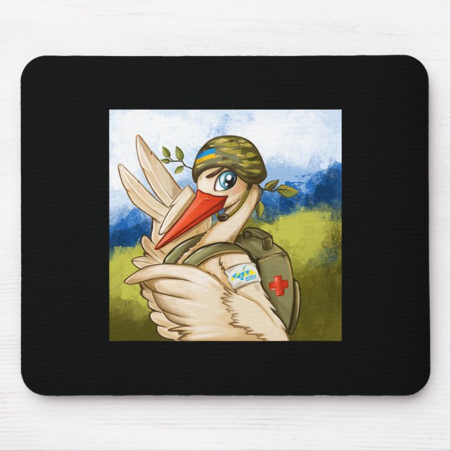 Mousepad Leleka Medic Ucrânia  (Frente)