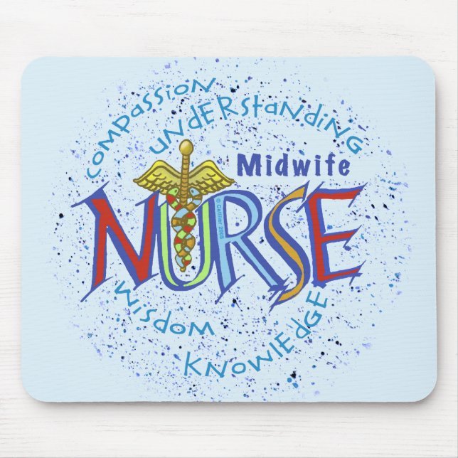 Mousepad Lema da Enfermeira Parteira (Frente)