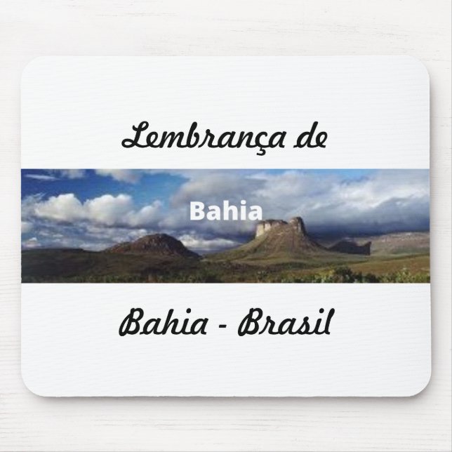 Mousepad lembrança da Bahia (Frente)