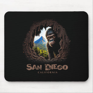 Mousepad Lembrança de caminhada em San Diego Califórnia