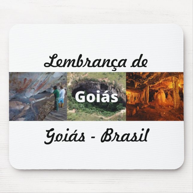Mousepad lembrança de Goiás (Frente)