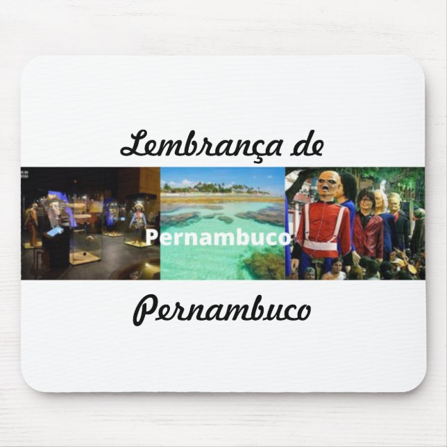 Mousepad lembrança de Pernambuco (Frente)