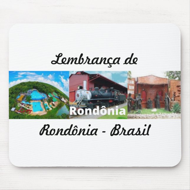 Mousepad lembrança de Rondônia Brasil (Frente)