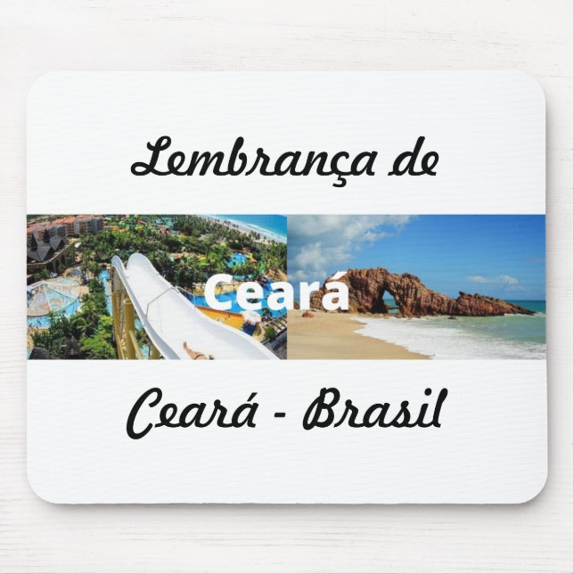 Mousepad lembrança do Ceará (Frente)