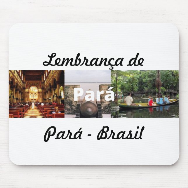 Mousepad lembrança do Pará (Frente)