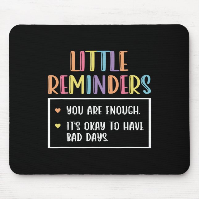 Mousepad Lembrete Conselheiro de Saúde Mental 1 (Frente)