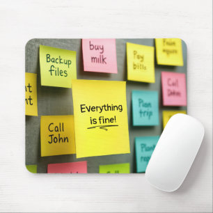 Mousepad Lembretes de Notas na Parede do Cubículo do Escrit