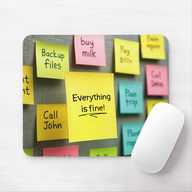 Mousepad Lembretes de Notas na Parede do Cubículo do Escrit (Com mouse)