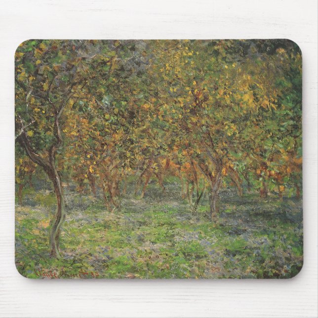 Mousepad Lemon Grove em Bordighera por Claude Monet (Frente)