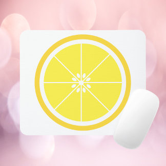 Mousepad Lemon Slice Yellow