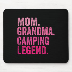 Mousepad Lenda de Acampamento da Mamãe Avó Camper Divertido