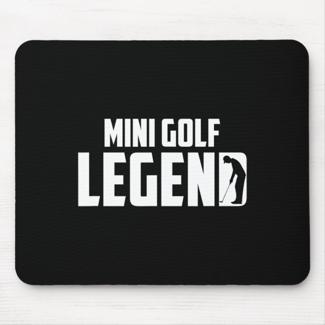 Mousepad Lenda do Mini Golf - Mini Golfer (Frente)