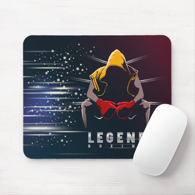 Mousepad Lendas do Boxe |  (Com mouse)