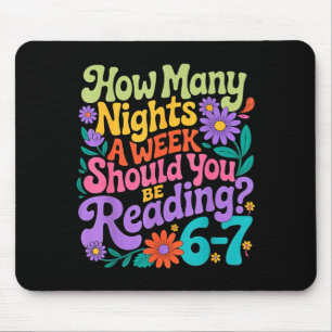 Mousepad Lendo Seis Sete Meme Amante de Livros 67 Professor