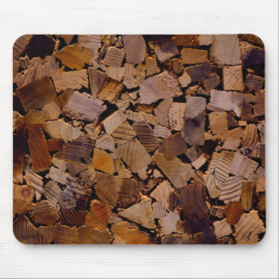 Mousepad Lenha cabine russa grãos de madeira árvore