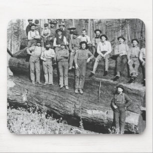 Mousepad Lenhadores em Califórnia, 1891