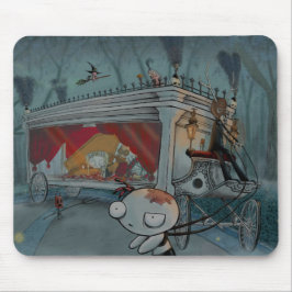 Mousepad Lenore: carruagem funerária