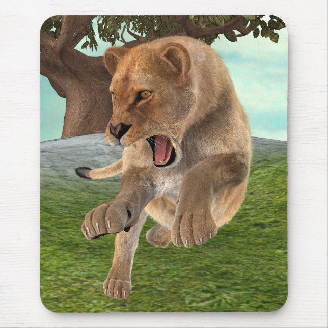 Mousepad Leoa Caçadora (Frente)