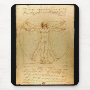 Mousepad Leonardo da Vinci, Homem Vitruviano