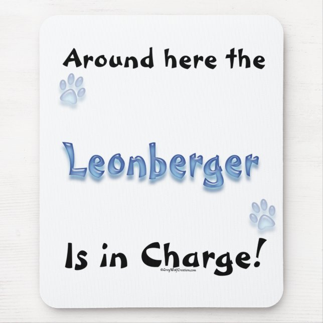 Mousepad Leonberger Charge (Frente)
