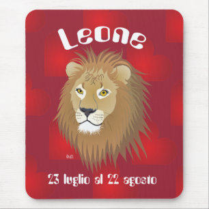 Mousepad Leone 23 al 22 Tappetini por mouse luglio agosto