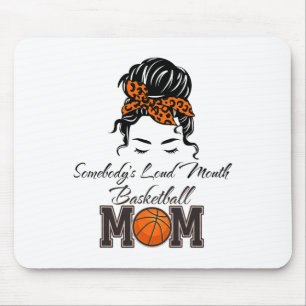 Mousepad Leopard Alguém's Loudmouth Sketll Mamãe Mothe