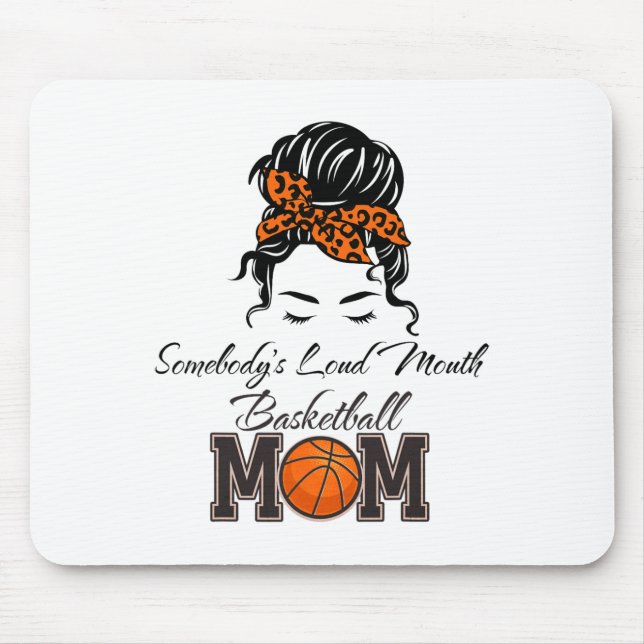 Mousepad Leopard Alguém's Loudmouth Sketll Mamãe Mothe (Frente)
