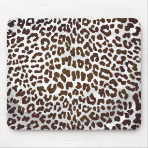 Mousepad Leopard Chocolate Print