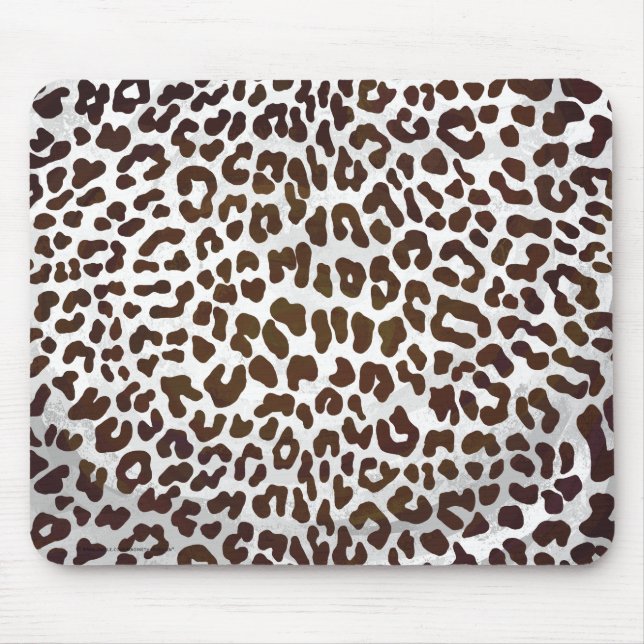 Mousepad Leopard Chocolate Print (Frente)
