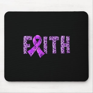 Mousepad Leopard Imprima FAIXA Roxa FÉ da Fé da Droga Aw