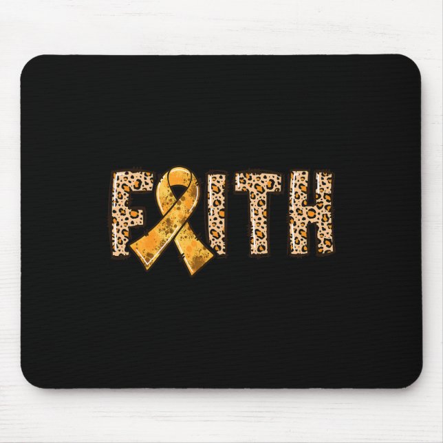 Mousepad Leopard Imprime Laranja Fita Laranja Fé Aceleração (Frente)