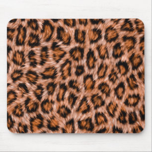 Mousepad Leopard Jaguar Cat Brown fur Pattern-24609