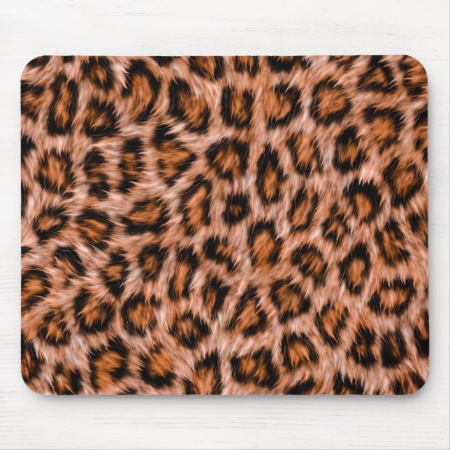 Mousepad Leopard Jaguar Cat Brown fur Pattern-24609 (Frente)