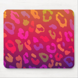 Mousepad Leopard Print Summer Ombre