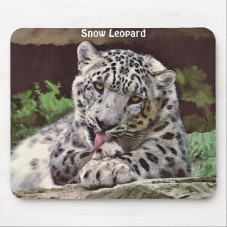 Mousepad LEOPARD SNOW