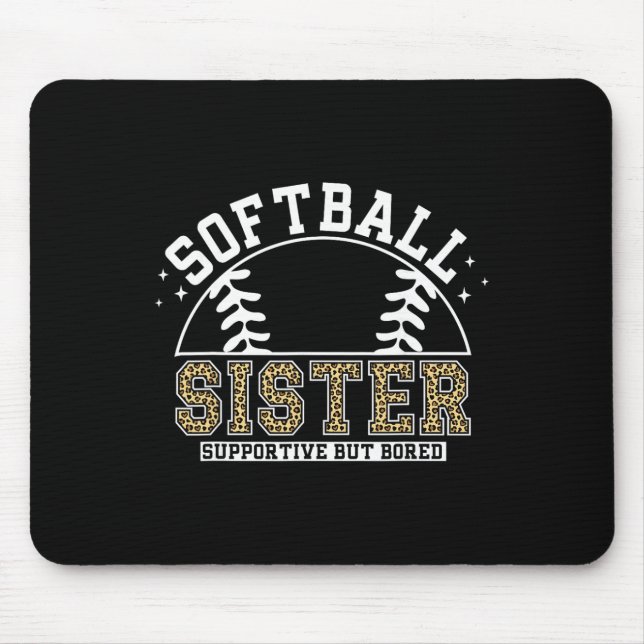 Mousepad Leopard Softll Sister Supportive But Bored Softll  (Frente)