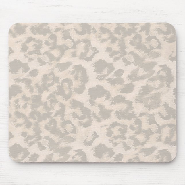 Mousepad Leopardo bege. (Frente)