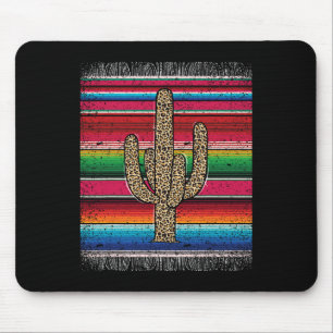 Mousepad Leopardo Cactus Mexicano Cinco de Mayo