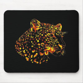 Mousepad Leopardo da flor