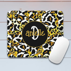 Mousepad Leopardo e Zebra Impressão personalizados