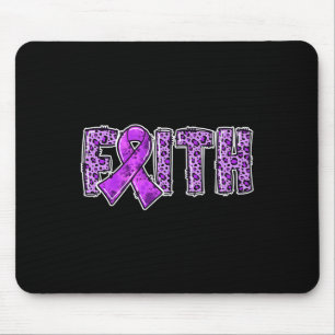 Mousepad Leopardo Imprime Fita Roxa Fé de Fé de Drogas Aw