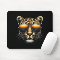 Leopardo Legal Usando Óculos de Sol Leopardo Estil