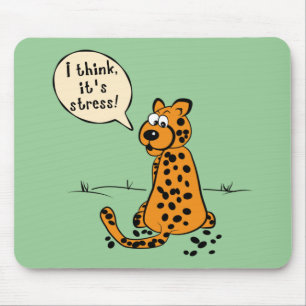 Mousepad Leopardo perdendo manchas - Acho que é estresse