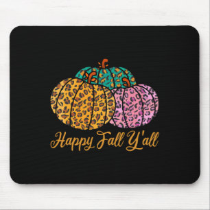 Mousepad Leopardo Pumpkin Feliz Queda Aall Autumn Pumpkin S
