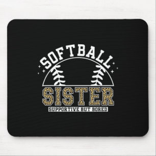 Mousepad Leopardo Softll Irmã Suporte Mas Entediada Softll 