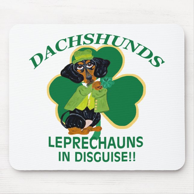 MOUSEPAD LEPRECHAUN DO DACHSHUND (Frente)