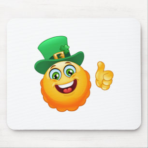 Mousepad leprechaun emoji